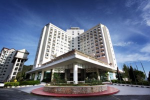 Equitorial Hotel tower facade